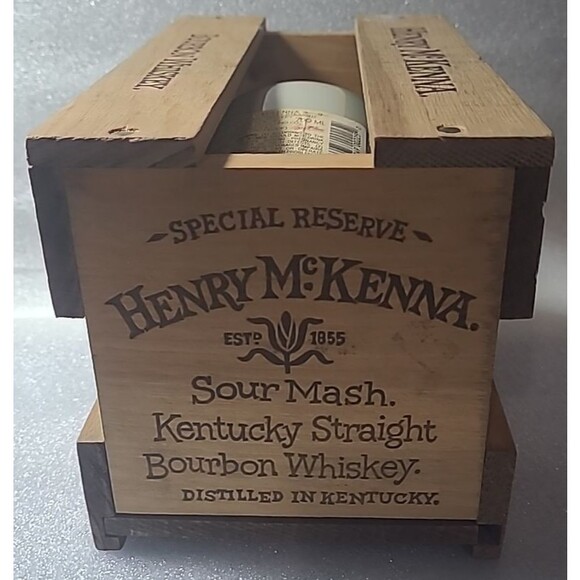 VTG Empty Henry McKenna Sour Mash Bourbon Whiskey Jug 750 ml -80 Proof Kentucky - Picture 9 of 9